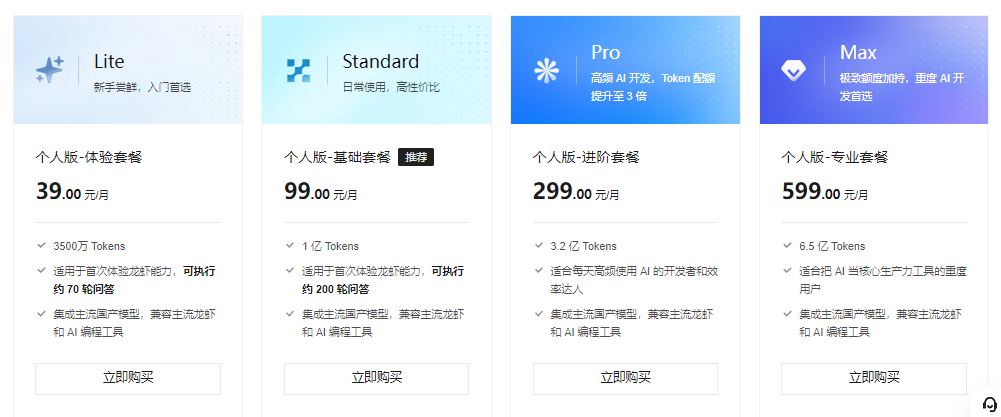 腾讯云 TokenPlan 套餐