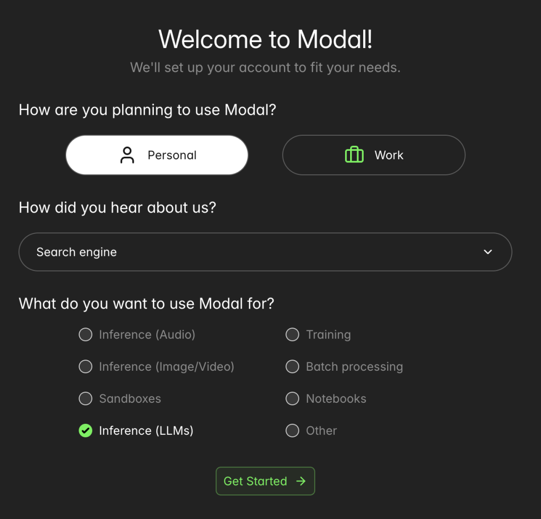 创建 Workspace 弹框