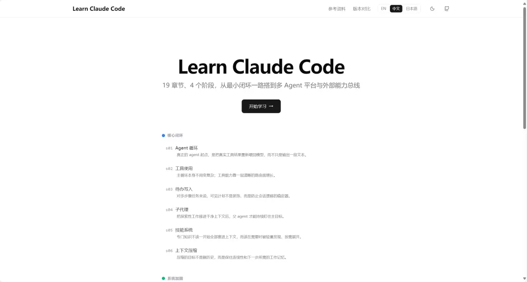 Learn Claude Code 项目封面