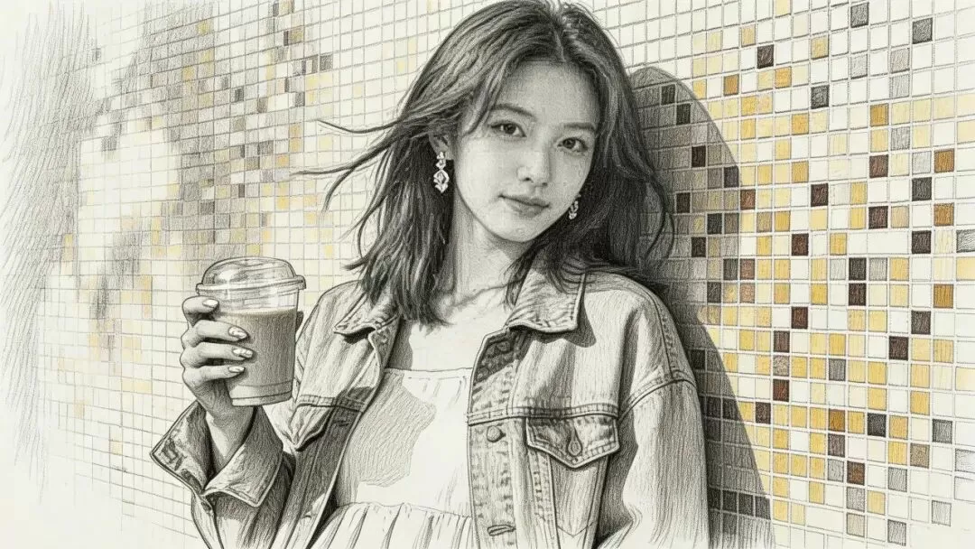 铅笔素描风格