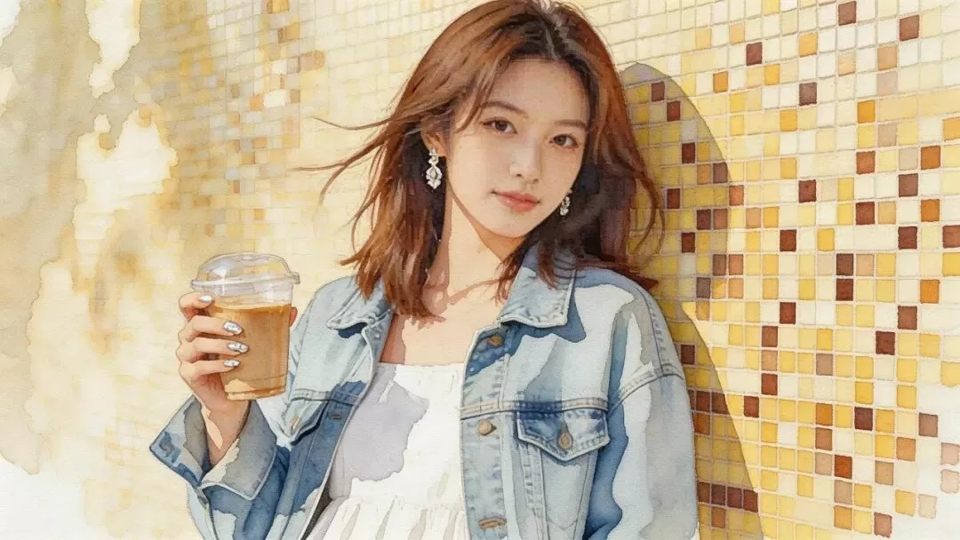 透明水彩风格