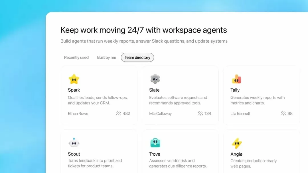 GPTs 与 Workspace Agents 对比