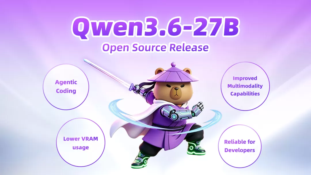 Qwen3.6-27B 发布