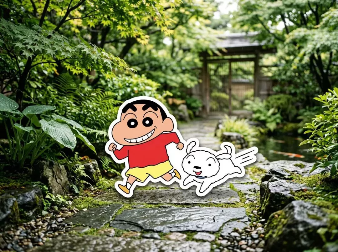 2D卡通贴纸效果示例 1