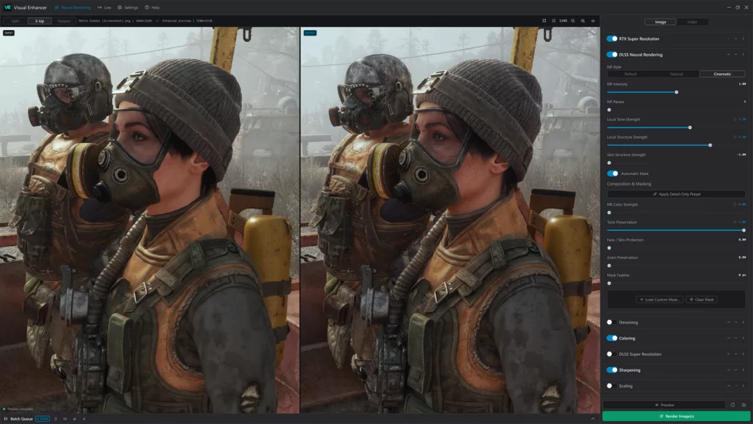 dlss5-visual-enhancer 界面