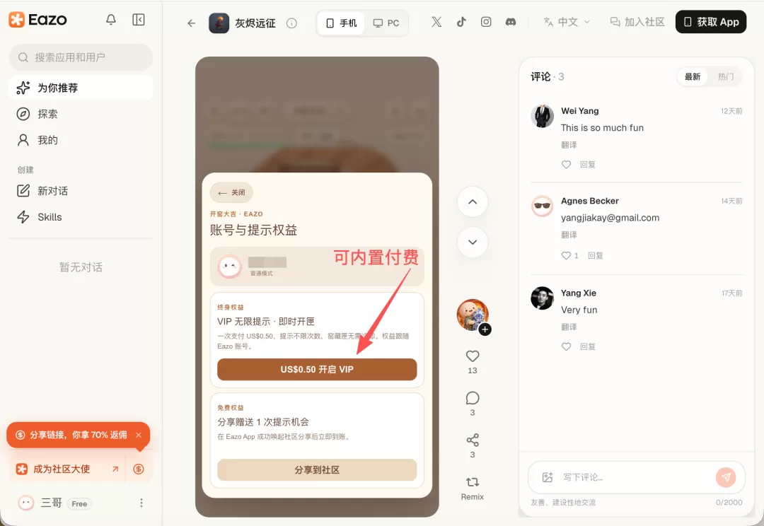 APP 内付费