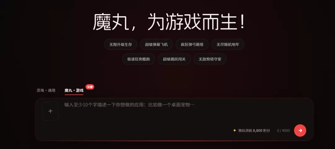 魔丸输入页面