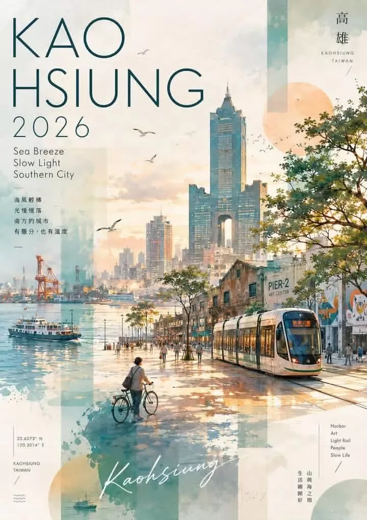 Anissa高雄水彩拼贴示例
