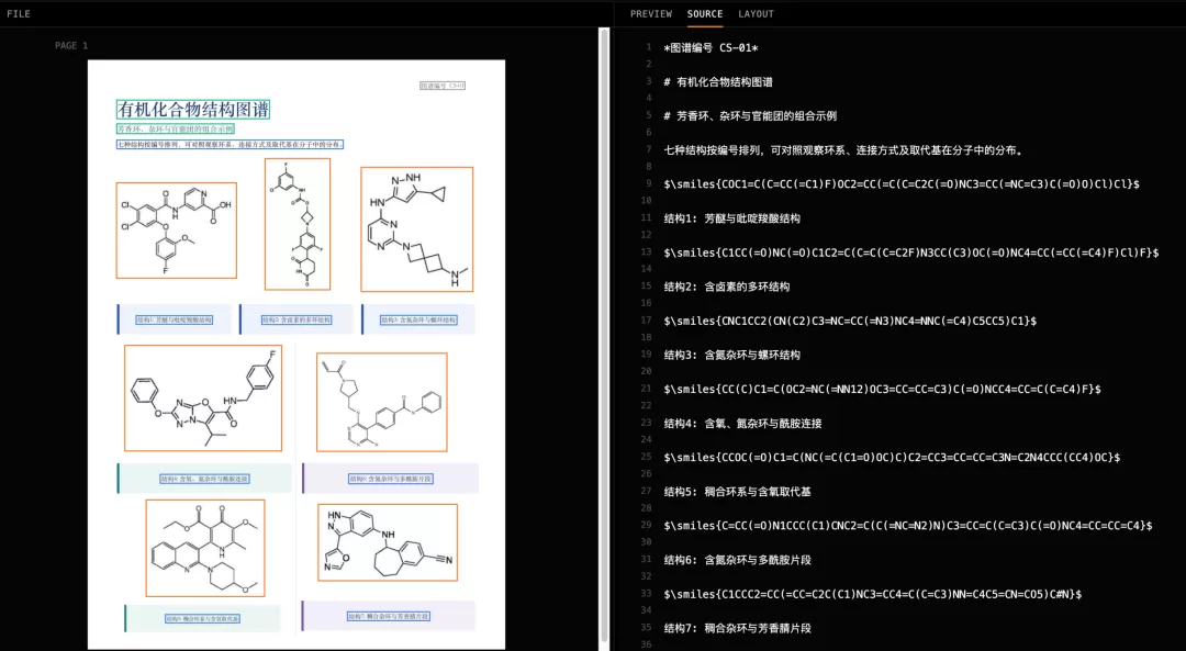 化学公式识别